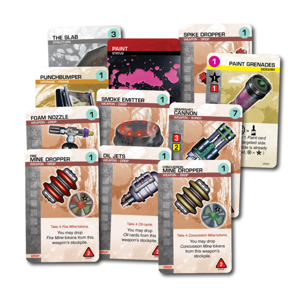 Car Wars Dropped Weapons