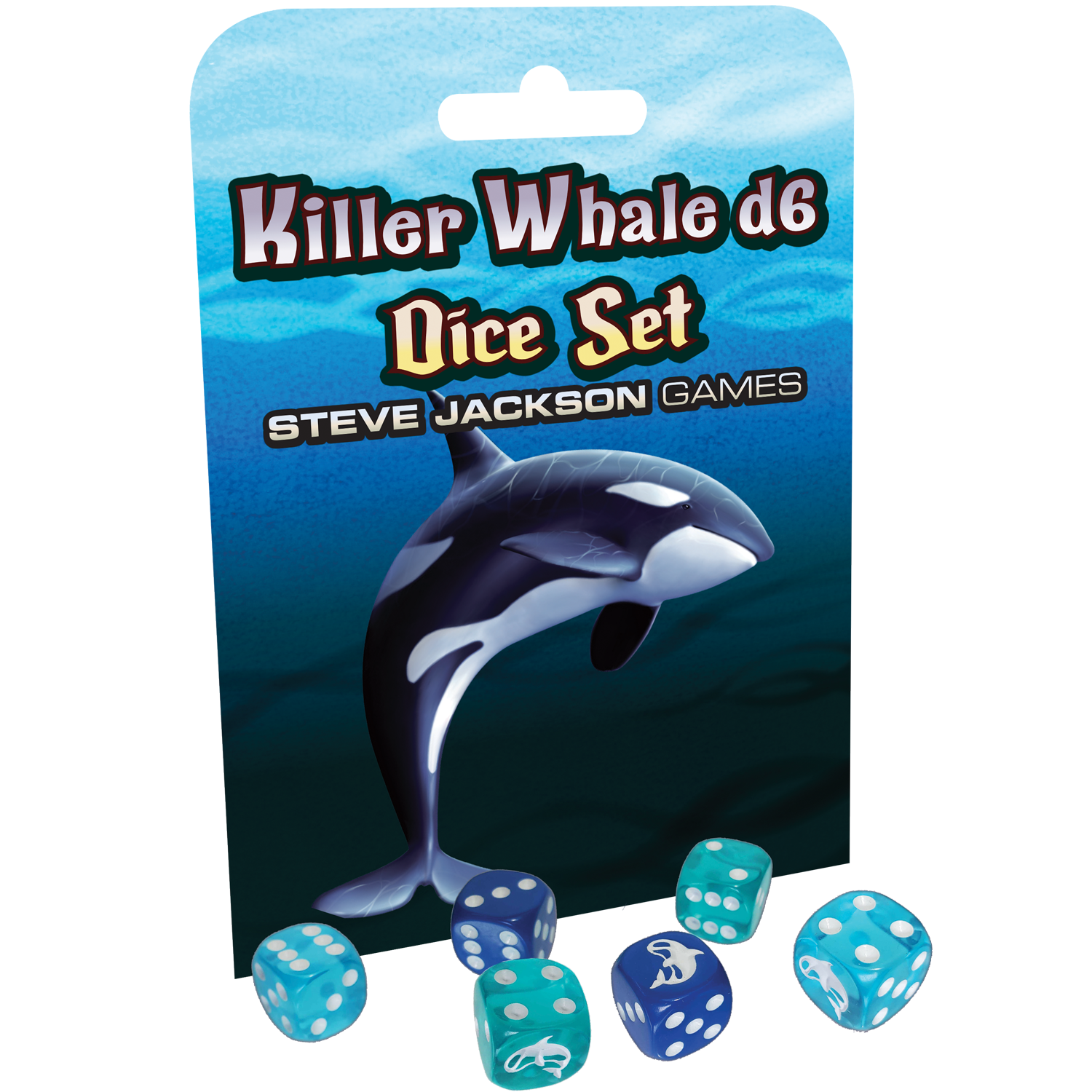 Killer Whale d6 Dice Set