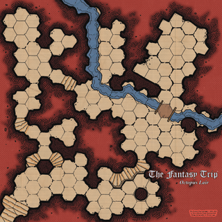 The Fantasy Trip Octopus Lair: Playmat Style D