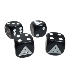 Smiley Pyramid d6 Dice Set