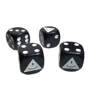 Smiley Pyramid d6 Dice Set