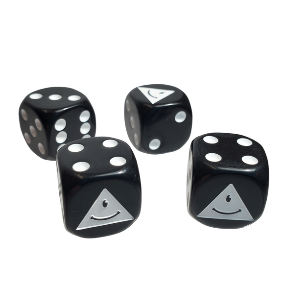 Smiley Pyramid d6 Dice Set