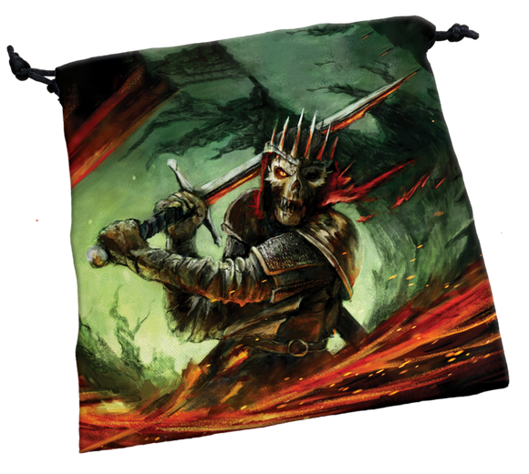 Deluxe Dice Bag: Skeletal Warrior