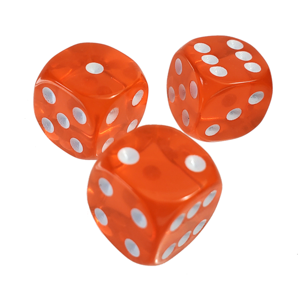The Fantasy Trip: 14mm Coral d6 Dice Set
