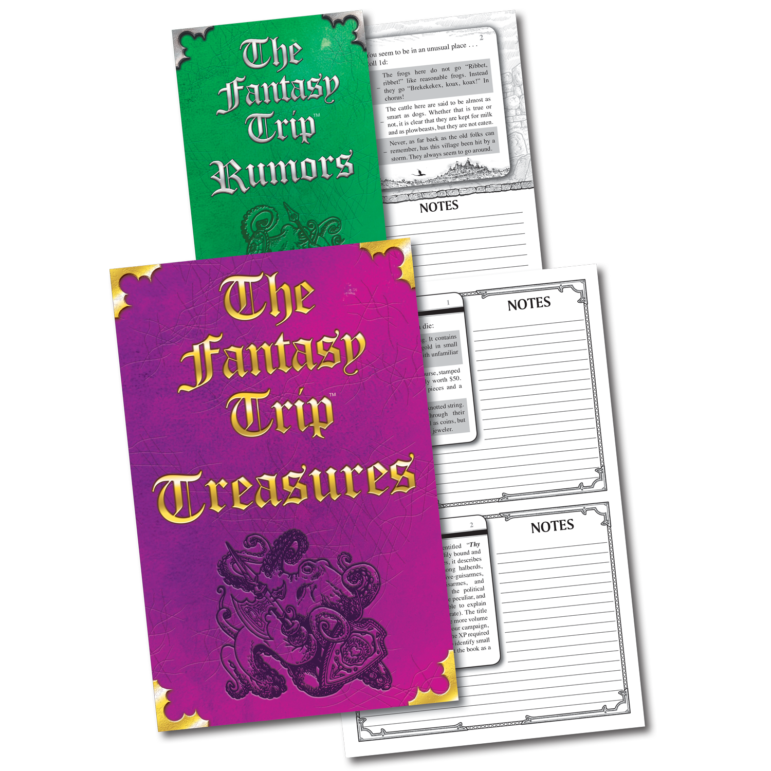The Fantasy Trip Rumors and Treasures Journals