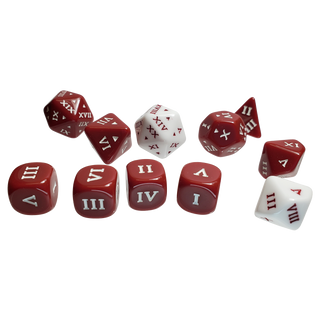Roman Polyhedral Dice Set