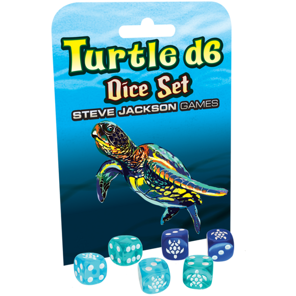 Turtle d6 Dice Set