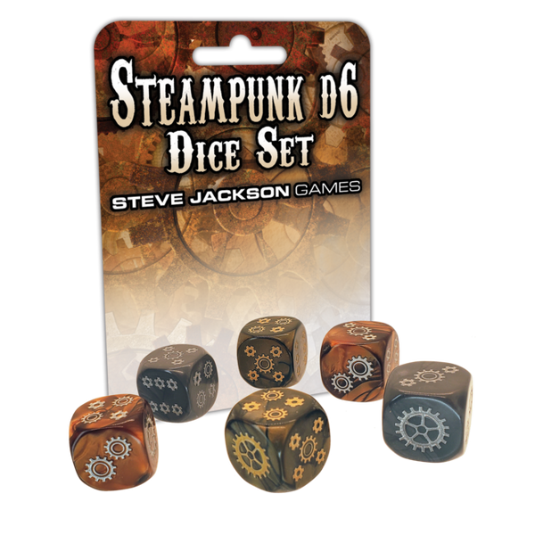 Steampunk D6 Dice Set