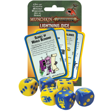 Munchkin Warhammer Age of Sigmar Lightning Dice