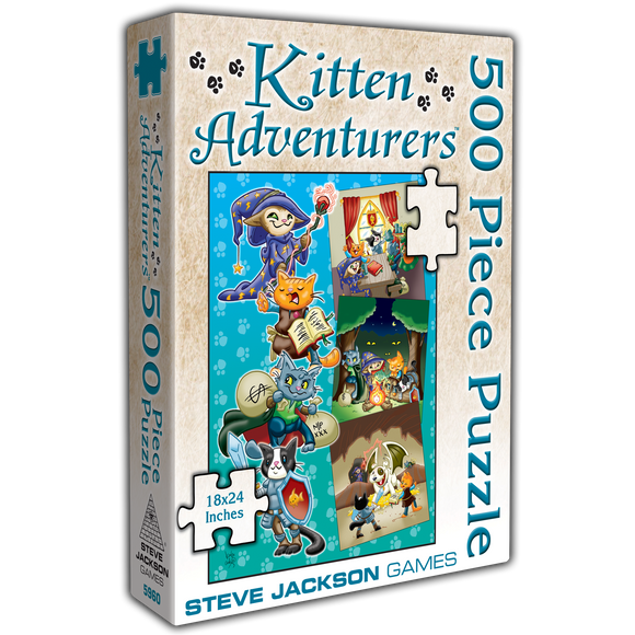 Kitten Adventurers 500 Piece Puzzle