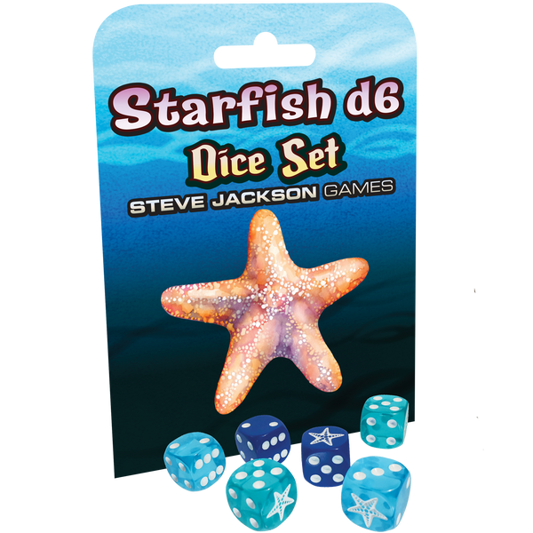 Starfish d6 Dice Set