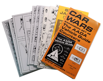 Car Wars Expansion Set 6 - The AADA Vehicle Guide Counters