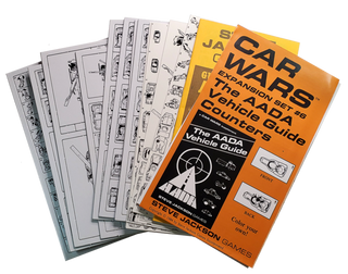 Car Wars Expansion Set 6 - The AADA Vehicle Guide Counters
