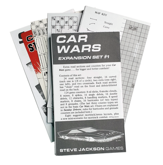 Car Wars Expansion Set 1 - Road Sections and Counters