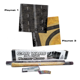 Car Wars Playmat #1/#3 Combo - 0