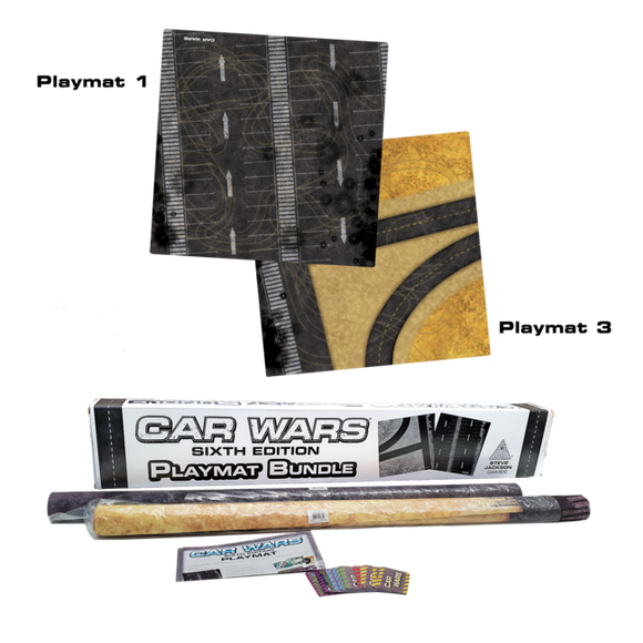 Car Wars Playmat #1/#3 Combo