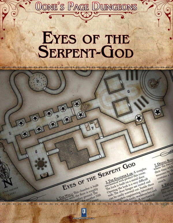 0one's Page Dungeons: Eyes of the Serpent-God