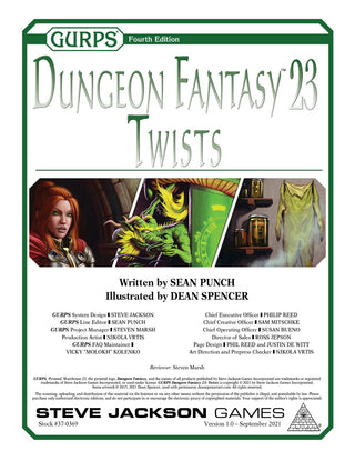 GURPS Dungeon Fantasy 23: Twists