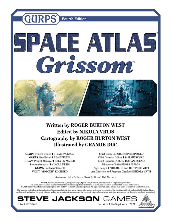 GURPS Space Atlas: Grissom