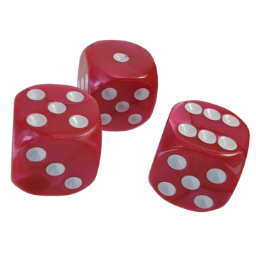 The Fantasy Trip: 14mm Hot Pink d6 Dice Set