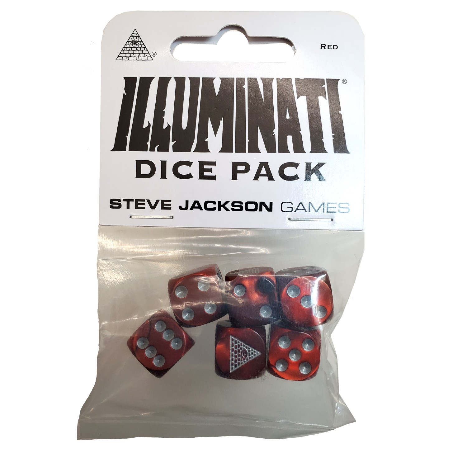 Buy red Illuminati Dice Pack