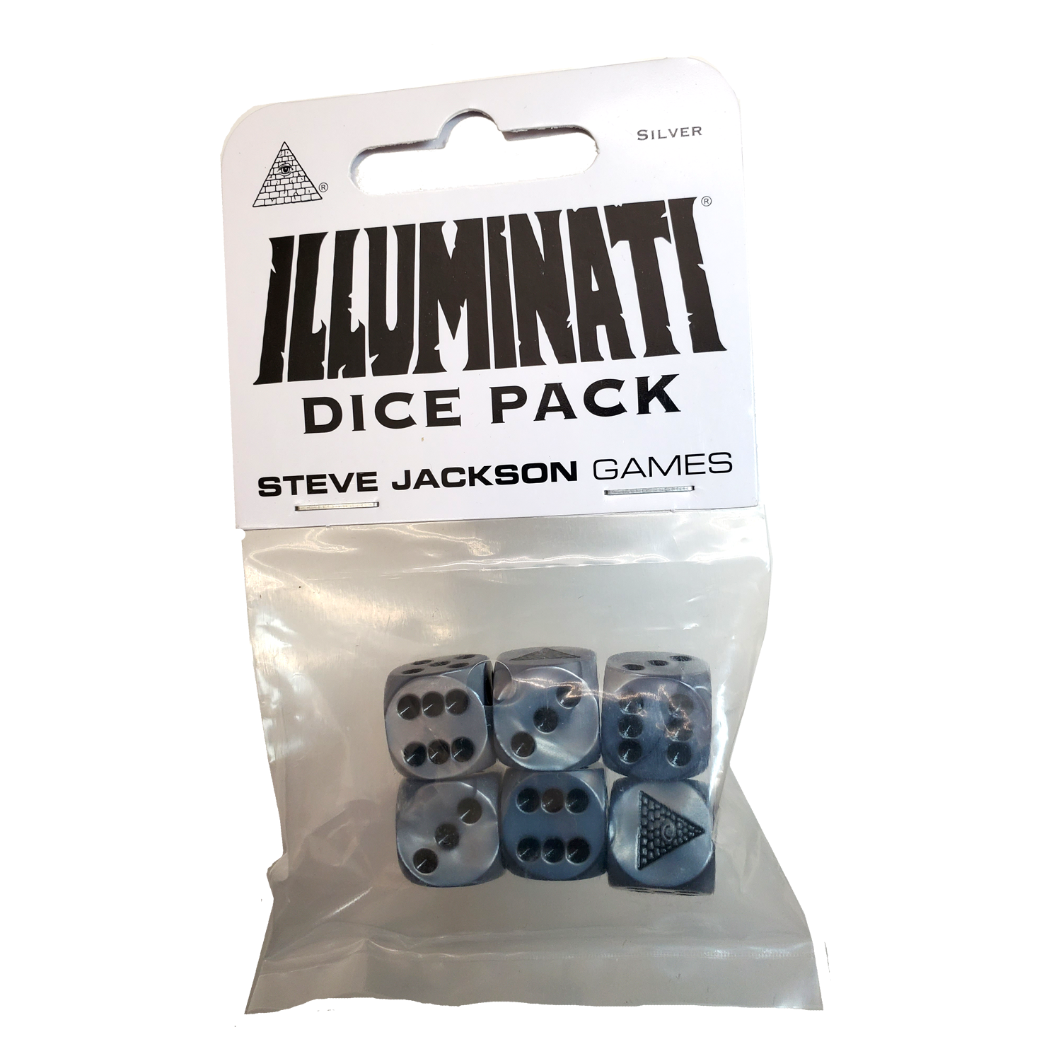 Buy silver Illuminati Dice Pack