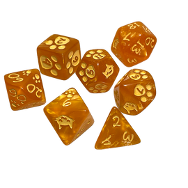 Kitten Polyhedral Dice Set - 0