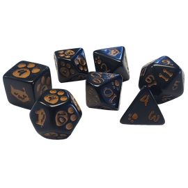 Kitten Polyhedral Dice Set