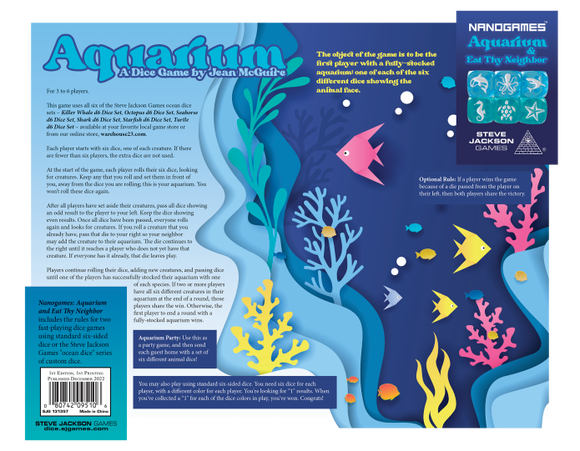 Nanogames: Aquarium and Eat Thy Neighbor