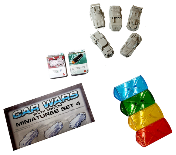 Car Wars Miniatures Set 4
