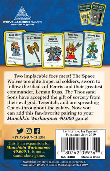 Munchkin Warhammer 40,000: Savagery and Sorcery - 0