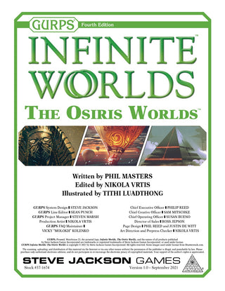 GURPS Infinite Worlds: The Osiris Worlds