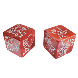 Buy swirly-pink Munchkin Jumbo D6