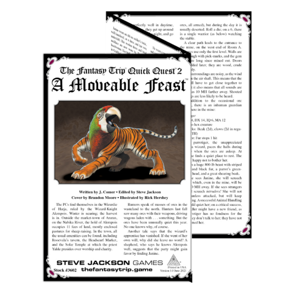 Quick Quest 2: A Moveable Feast