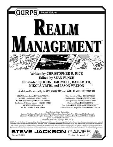 GURPS Realm Management