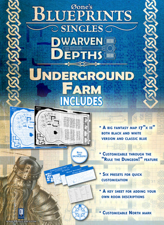 0one's Blueprints: Dwarven Depths - Underground Farm