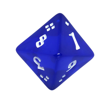 The Fantasy Trip d8/d4 Resin Die