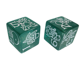 Buy sparkly-green Munchkin Jumbo D6