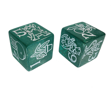 Buy sparkly-green Munchkin Jumbo D6