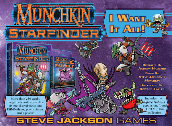 Munchkin Starfinder I Want It All!