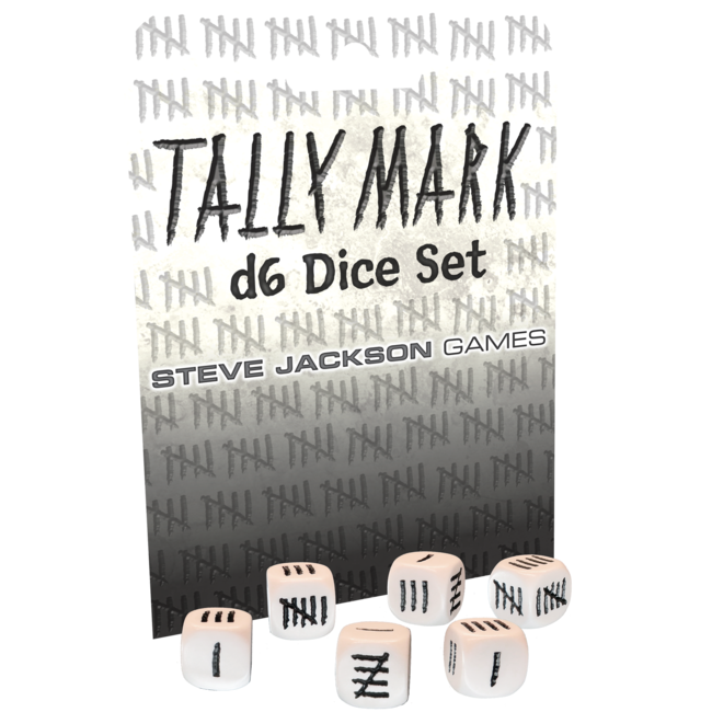 Tally Mark d6 Dice Set