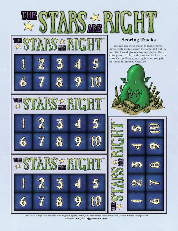 The Stars Are Right Scoring Track